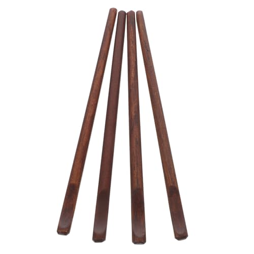 SOLUSTRE 4Pcs Wooden Coffee Stirrers Multipurpose Beverage Stirring Sticks Smooth Surface Cocktail Stir Sticks for Coffee Tea and Mixed Drinks
