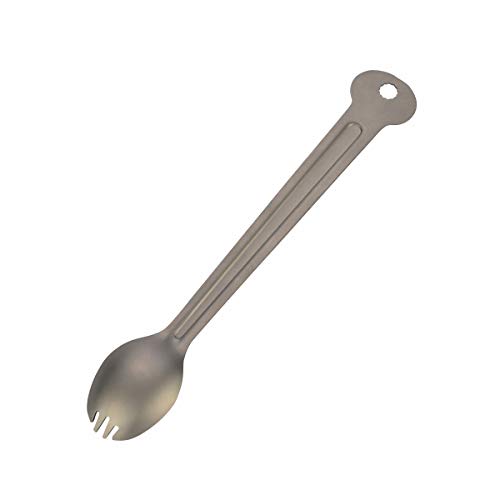 Timberbrother Titanium Long Handle Spork Ultra Lightweight Spork Camping (1 Pack) #TOP1
