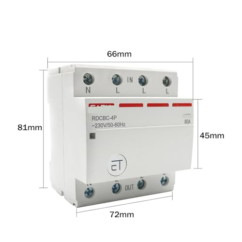 Image of Smart Circuit Breaker Relay Switch Smart Home House Voice Remote Control(80a,Three Phases)