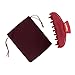 OideGuiing Durable Acetate Hair Clips - 4-Inch Cherry Red Claw Clips for Fine and Thick Hair (Red)