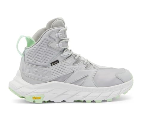 HOKA ONE ONE Unisex Anacapa Mid GTX Hiking Shoes Sneakers (Harbor Mist - Lime Glow, US Footwear Size System, Adult, Men, Numeric, Medium, 9)3