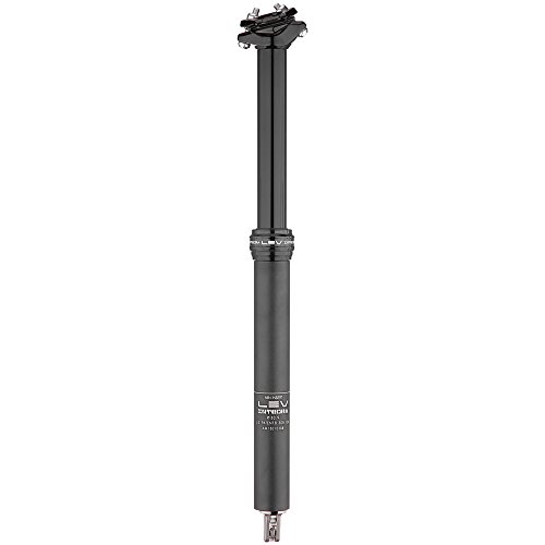 Kind Shock LEV Integra Adjustable Seatpost 31.6mmx440mm Travel: 150mm 0mm Offset Handlebar Remote, Black