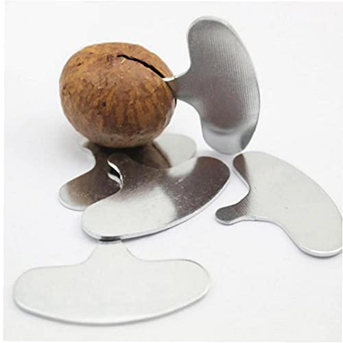 Froiny 5pcs Mini Nut Crackers Stainless Steel Walnut Opener Portable Kitchen Tools for Home Party Picnic Camping