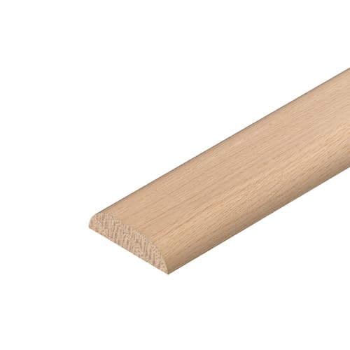 1.15m / 45.27 inch Flat Oak Trim moulding beading wooden timber edging, flat, board D shape Mould (1, 21mm)
