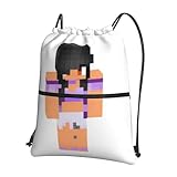 ASDCTYTKO Mochilas portátiles de piel Bolso multifunción con cordón Paquete de zapatos bolsillos Bolsos para viajar Deporte Hombre mujer regalo de festival