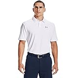 Under Armour Men's Performance 2.0 Golf Polo, White (100)/Black, XX-Large Tall