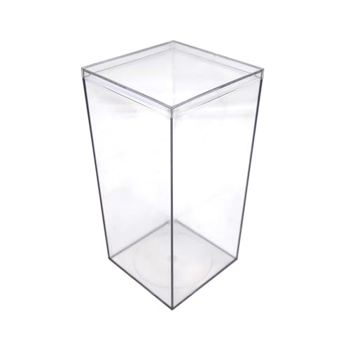 Gary Plastic Packaging Set of 4 Acrylic Boxes with Lids, 4