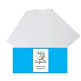 Craftables Transparent Vinyl Sheets - Permanent, Adhesive, Glossy & Waterproof | (10) 12