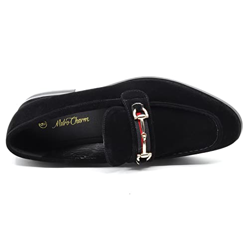 Men's Vintage Velvet Designer Classic Dress Tuxedo Loafers Slip On Shoes Arthur-014