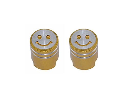 Piston with Smile Bike Bicycle Valve Cap Gold. Schrader/Valve. Bike Part, Bicycle Part, Bike Accessory, Bicycle Accessory