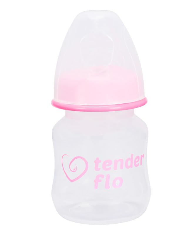 tender flo Medi-Feed 60mlBaby Feeding Bottle for Girls | Perfect for Newborns and Toddlers | Ideal for 0-5 Years | Comfortable Grip and Leak-Proof Design for Easy Feeding - Pink