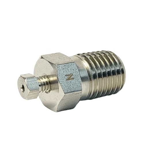 Raccord de tuyau inox SUS316L 1/16 NPT adaptateur union male pour tube industriel