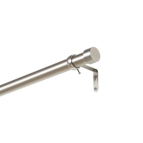 image for Umbra Cappa Curtain 1-1/4-Inch Drapery Rod Extends from 36 to 72 Inche