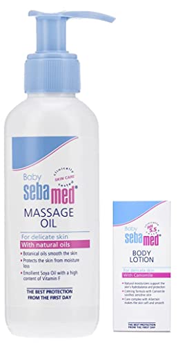 Sebamed Baby Massage Oil, 150ml & Baby Lotion, 100ml Combo (B081NJZNYF) Amazon Price History, Amazon Price Tracker