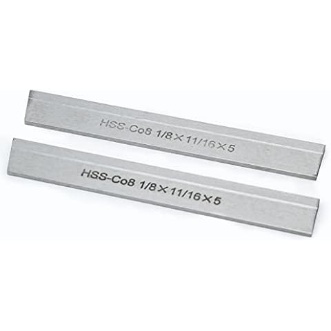 Set of 2 P3 Parallel Type HSS 8% Cobalt Cut Off Blade 1/8"x11/16"x5" Cover