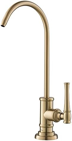 KRAUS Allyn 100% Lead-Free Kitchen Water Filter Faucet in Brushed Gold, FF-102BG