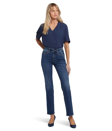 NYDJ Women's Marilyn Straight Jeans in Rio Rapids