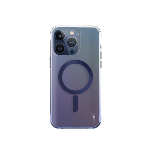 Coehl Dazze Coque de Protection de téléphone compatible avec iPhone 15 Pro, charge magnétique MagClick compatible (Azur)