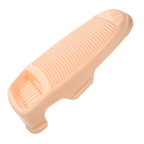 Beavorty Tabla de Lavar de Plástico Gruesa con Soporte para Jabón Antideslizante Portátil y Resistente para Lavado Mano de Ropa y Prendas Delicadas el Hogar
