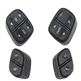Lenkradschalter 21997738 Für Chevrolet Für Silverado Für Tahoe Für Yukon 2003–2009 – Lautstärkeregler Für Das Radio Am Lenkrad Lenkrad Tempomat Schalter