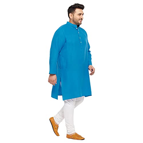 Image of Bigbanana Plus Size Men Regular Fit Kurta