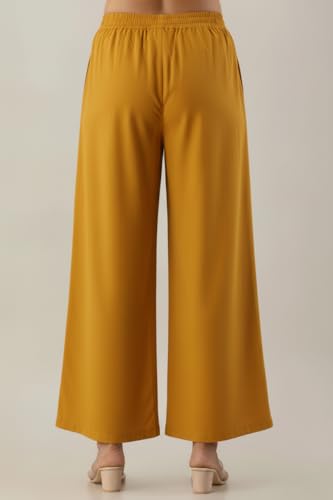 Image of Moirai Super Soft Viscose Rayon Palazzo Pants for Women Relaxed & Regular Fit Solid Palazzo for Women & Girls Casual Ethnic Wear