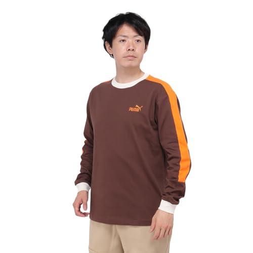 PUMA(�v�[�}) �J�W���A�� CORE HERITAGE MX LS T�V���c 683583 �����Y 24�N�H�~�J���[ �G�X�v���b�\ �u���E��(65)