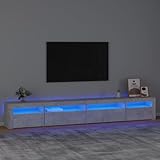 Lumières LED colorées : le support TV dispose de lumières LED RVB, qui dispose de différents menus pour changer la couleur des lumières et laisser la couleur s'ajuster automatiquement différemment