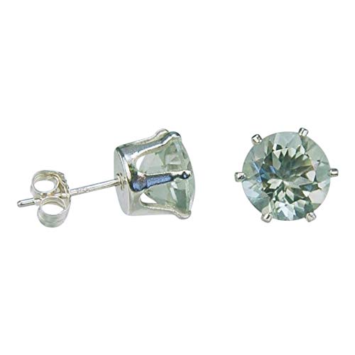 prasiolite earrings