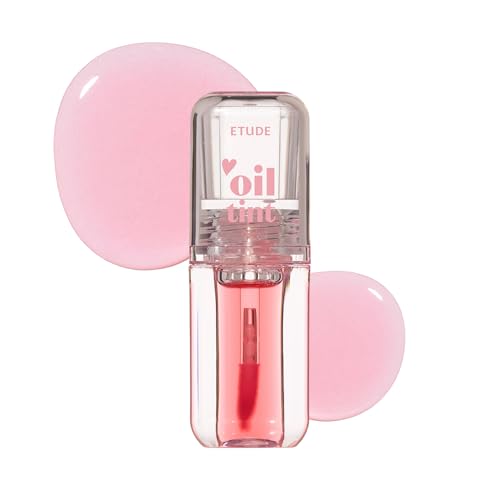 Etude Dear Darling Lip Oil Tint | Juicy, Moisture- Rich Formula | Shade 05- Red Oil, 4.2ml