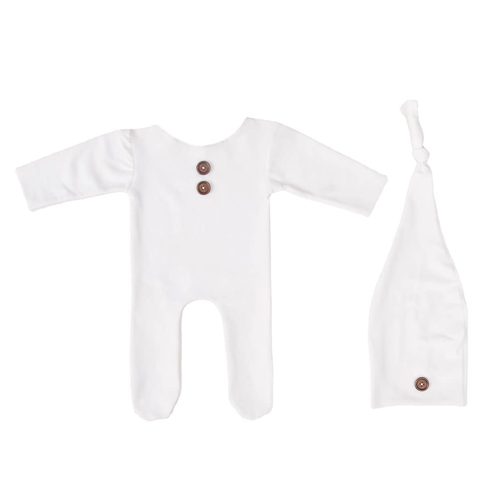 LICHENGTAI Disfraz para Bebé Niños, Accesorios de Fotografía para Bebés, Conjunto de Punto para Fotografía de Bebé, Ropa de Bebe para Fotografia para Sesión de Fotos de 0 a 6 Meses