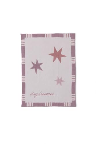 Image of Barefoot Dreams CozyChic Starry Daydreamer Stroller Blanket, Teaberry Multi, 30 inchx40 inch