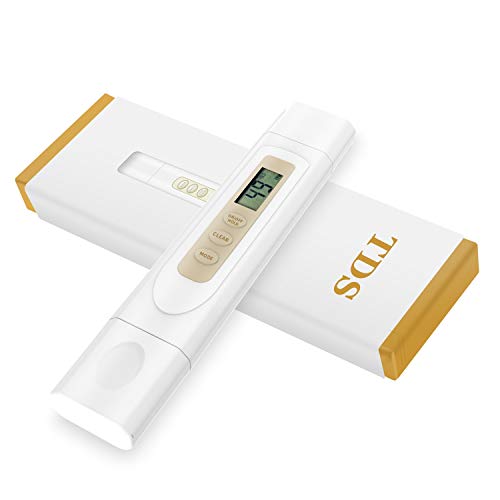 FS-TFC Water Quality Tester，TDS Meter, Accurate and Reliable, 0-9990 ppm， Emperature Meter，Ideal Water Test Meter for Drinking Water, Aquariums,Swimming Pools,Well Water etc
