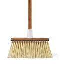 Full Circle Clean Sweep, Indoor Angled Broom, Bamboo, White