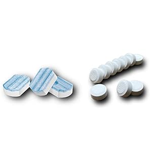 3 descaling tablets + 10 cleaning tablets suitable for Siemens EQ.700, cleaner and descaler tablets (3a36 + 10 x 2.2)
