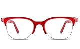 NANO EYEGLASSES AIRLINE JET ROJO CRISTAL/ROJO OSCURO 48/18 UNISEX NIÑO
