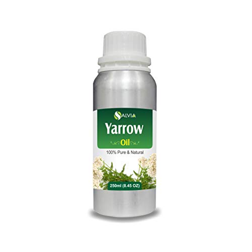Image of Salvia Yarrow Oil with Dropper 100% Natural Pure Undiluted Uncut Essential Oil - 250ml