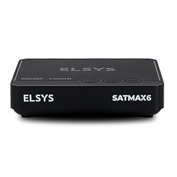 Receptor Digital de TV via satélite, Full HD, com gravador, Bivolt, Entrada USB (Fotos, Músicas e Vídeos), Elsys, ETRS72 - Satmax 6