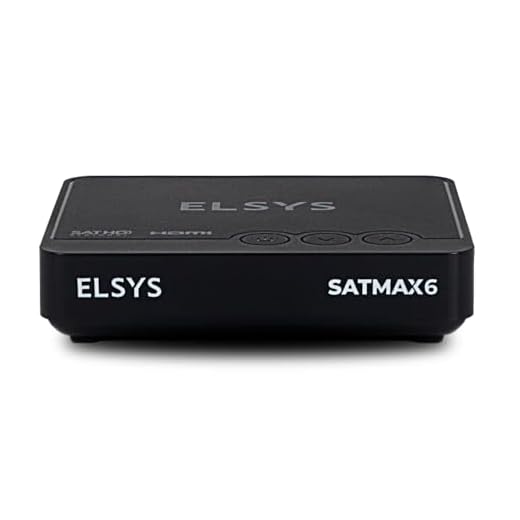 Receptor Digital de TV via satélite, Full HD, com gravador, Bivolt, Entrada USB (Fotos, Músicas e Vídeos), Elsys, ETRS72 - Satmax 6