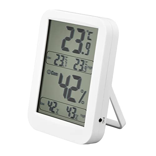 TANIQIACA Thermometer Hygrometer Accurate Large LCD Display Temp Humidity Meter for Reptiles Terrarium Greenhouse Warehouse