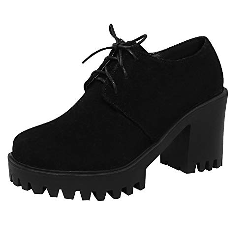 Rawdah Botas Mujer Invierno Botas De Mujer Zapatos Mujer Plataforma Tacones Gruesos Zapatos Altos Mujer Botas de Tacones Tacones Gruesos Plataforma Martins Botas
