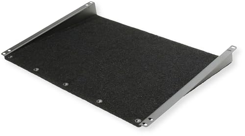 1SKB-VS-2 Slant Mount Rack Shelf for Pro Audio Equipment, Surface Compatible with Velcro, 17.37