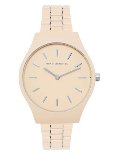 French Connection Zest Apricot Color Round Dial Womens Analogue Watch FCS05B