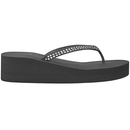 CLOVERLAY Women’s Flip Flops Platform Sandals Wedge Flip Flop Thong Sandal2