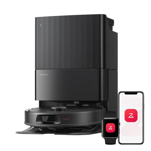 roborock Qrevo S Pro Robot Vacuum Cleaner with Mop, 18,500 Pa Suction, Upgraded from QV 35S, Anti-Tangle, Smart Obstacle Avoidance, Custom Carpet Strategy, 75°C Mop Self-Cleaning, All-in-One