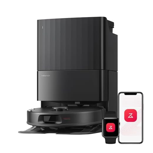 roborock Qrevo S Pro Saugroboter mit Wischfunktion, verbessert von QV 35A, 18.500 Pa, 75 °C Heißwasser-Moppreinigung, Anti-Tangle System, Reactive Tech Hindernisvermeidung, All-in-One Dock (Schwarz)