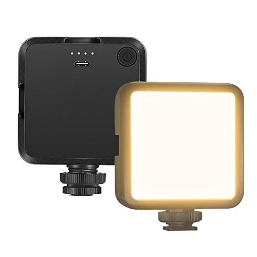 Videoleuchte, Dauerlicht Dimmbare Videolicht, Ultra-Dünn LED Kamera Licht, Farbtemperatur 2500K ~ 6500K PPortable Laptop-Lampe Für