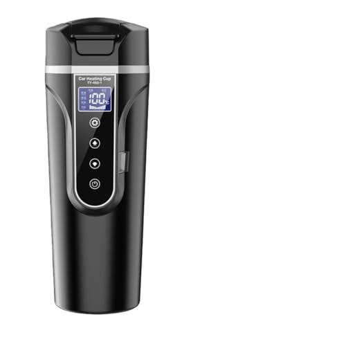 PET OFFICER �ԍړd�C�P�g�� ���{��� 450ml 40���`100�� �J�[�p���g���b�N�p DC12V/24V ���M?�ۉ� �������� ���{���g �d�C�|�b�g �Ԓ��� LCD�f�B�X�v���C ����/�ۉ�/����/���~���N 4�̒艷���[�h (SH-003 �J