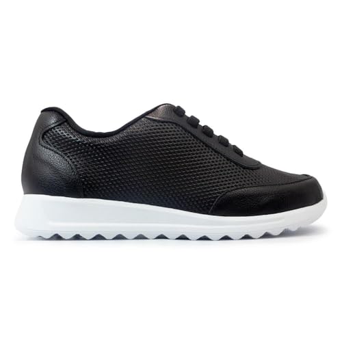 Tênis Usaflex Feminino Couro Casual Preto Uc0702002 34