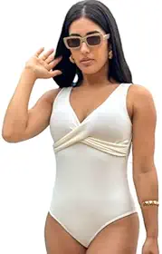 Maiô Body Feminino Modelo 2022 Chapa Barriga Com Bojo Neon Transpaçado Bicolor Confortável Modelador Casual Praia Piscina Natação Levanta Bumbum